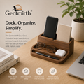 Gentmirth™ DeskHarbor Prime – Modular Device & Essentials Dock