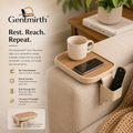 Gentmirth™ ArmTray Hub Mini – Sofa Essential Clip-On Table
